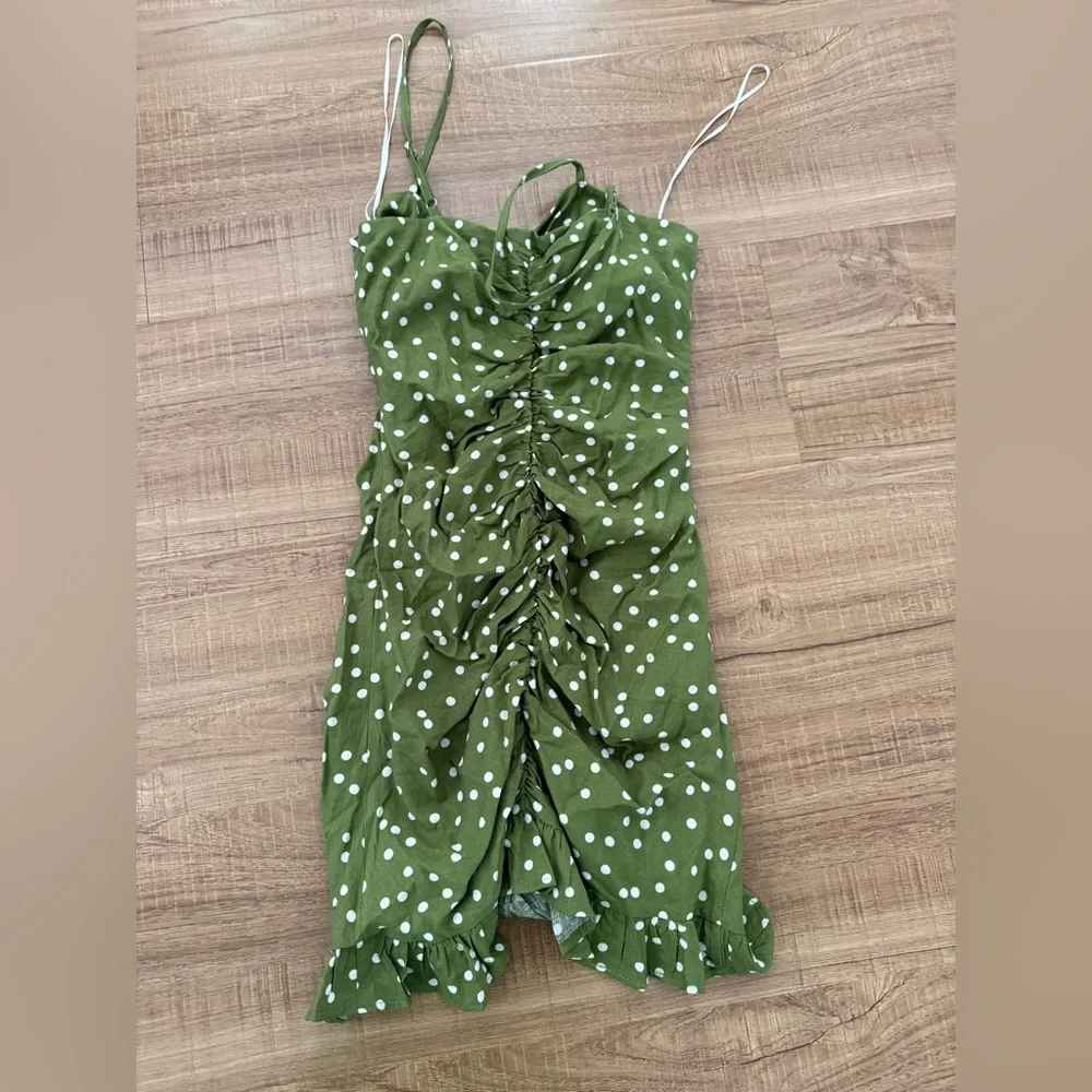 Green Polka Dot Dress - Picture 1 of 1